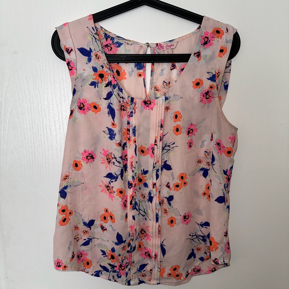 Pink Floral Blouse Candies